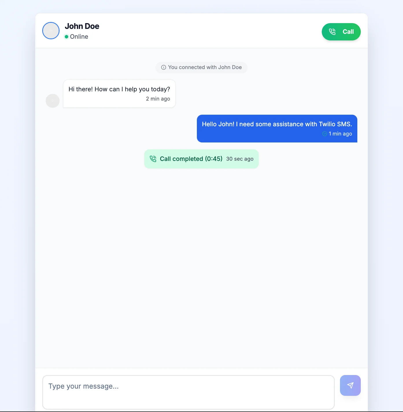 WaveLine | Chat & Call Platform | Admin Logs & Cost Analytics screenshot 1